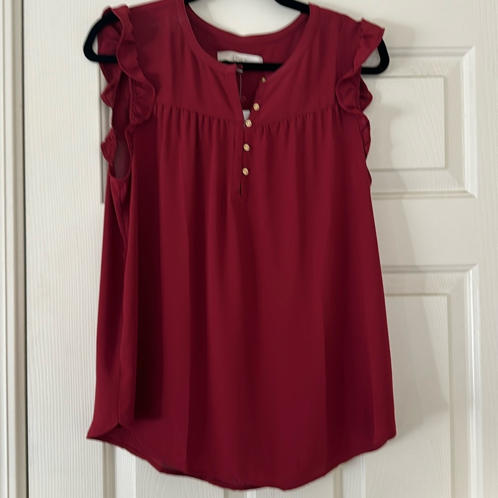 Loft short sleeve blouse